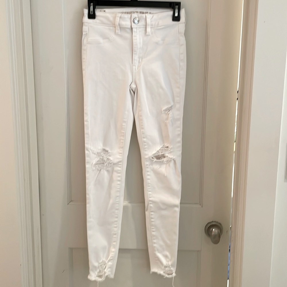 White jeans